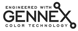 ENGINEERED WITH GENNEX COLOR TECHNOLOGY trademark