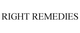 RIGHT REMEDIES trademark