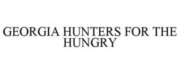 GEORGIA HUNTERS FOR THE HUNGRY trademark