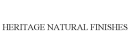 HERITAGE NATURAL FINISHES trademark
