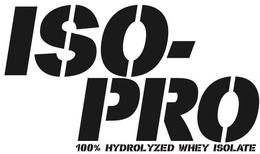 ISO-PRO 100% HYDROLYZED WHEY ISOLATE trademark