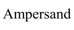 AMPERSAND trademark