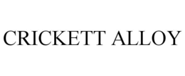 CRICKETT ALLOY trademark