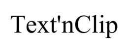 TEXT'NCLIP trademark