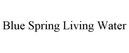 BLUE SPRING LIVING WATER trademark