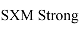SXM STRONG trademark