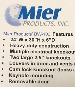 MIER PRODUCTS, INC. trademark