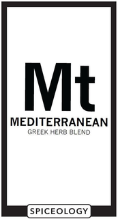 MT MEDITERRANEAN GREEK HERB BLEND SPICEOLOGY trademark
