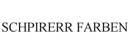 SCHPIRERR FARBEN trademark