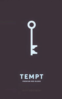 TEMPT PREMIUM RED BLEND WINE SOCIETY trademark