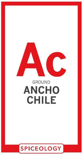 AC GROUND ANCHO CHILE SPICEOLOGY trademark
