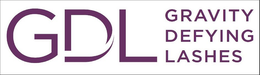 GDL GRAVITY DEFYING LASHES trademark