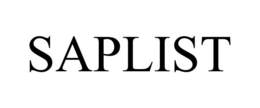 SAPLIST trademark
