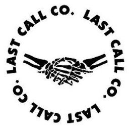 LAST CALL CO. LAST CALL CO. LAST CALL CO. trademark