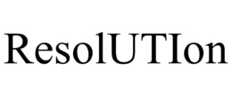 RESOLUTION trademark