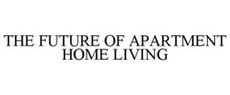 THE FUTURE OF APARTMENT HOME LIVING trademark