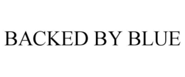 BACKED BY BLUE trademark