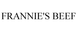 FRANNIE'S BEEF trademark