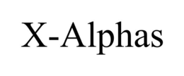 X-ALPHAS trademark