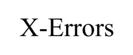 X-ERRORS trademark