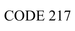 CODE 217 trademark