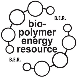 BIO-POLYMER ENERGY RESOURCE B.E.R. B.E.R. trademark