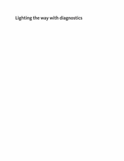 LIGHTING THE WAY WITH DIAGNOSTICS trademark