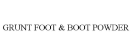GRUNT FOOT & BOOT POWDER trademark