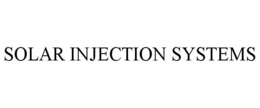 SOLAR INJECTION SYSTEMS trademark