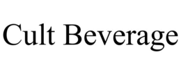 CULT BEVERAGE trademark