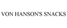 VON HANSON'S SNACKS trademark