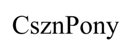 CSZNPONY trademark
