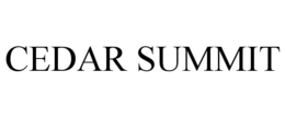 CEDAR SUMMIT trademark