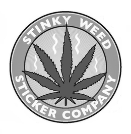 STINKY WEED STICKER COMPANY trademark