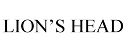LION'S HEAD trademark