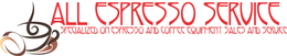 ALL ESPRESSO SERVICE SPECIALIZED ON ESPRESSO AND COFFEE EQUIPMENT SALES AND SERVICE trademark