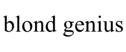 BLOND GENIUS trademark