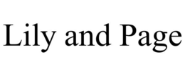 LILY AND PAGE trademark