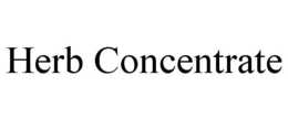 HERB CONCENTRATE trademark