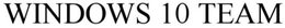 WINDOWS 10 TEAM trademark