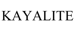 KAYALITE trademark