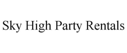 SKY HIGH PARTY RENTALS trademark