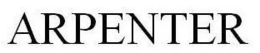 ARPENTER trademark