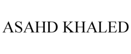 ASAHD KHALED trademark