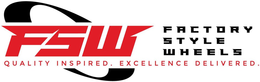 FSW FACTORY STYLE WHEELS QUALITY INSPIRED. EXCELLENCE DELIVERED. trademark