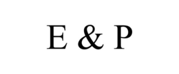 E & P trademark