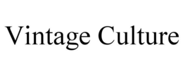 VINTAGE CULTURE trademark
