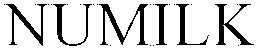 NUMILK trademark