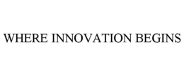 WHERE INNOVATION BEGINS trademark