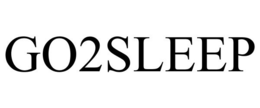 GO2SLEEP trademark